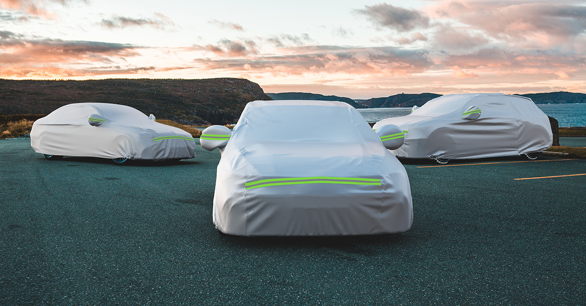 【M】OVY Waterproof Calf Leather Car Coat Foxy Leather Coat w/ Fox Fur In Emerald Green - ZCRAVE